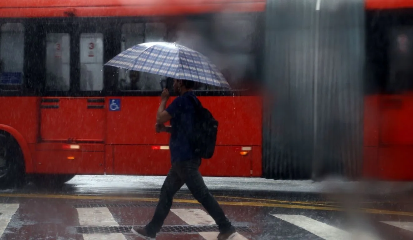 chuva em curitiba