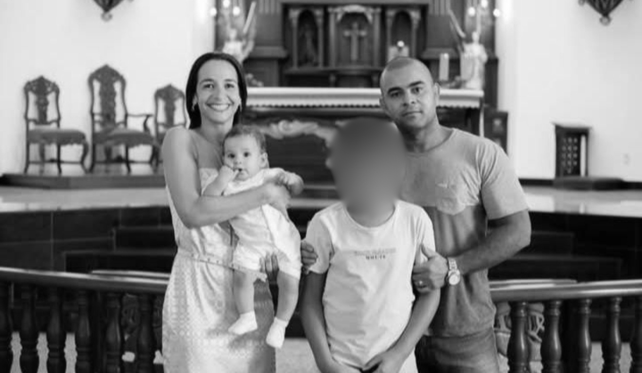 Família morta no Rio de Janeiro em um altar de uma igreja
