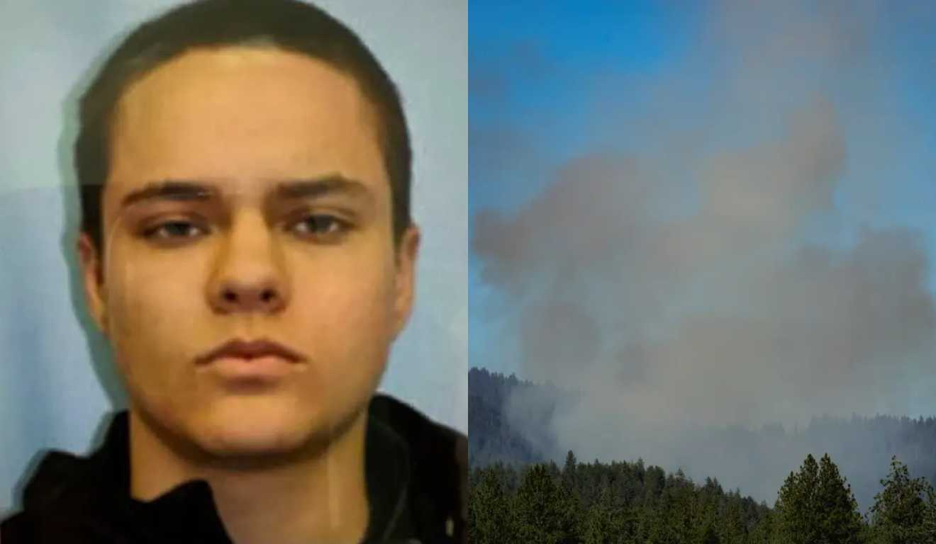 Atirador que matou o os bombeiros em foto e crime acontecendo ao lado