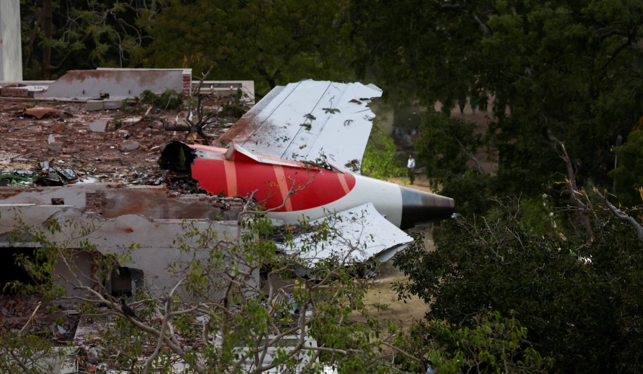 Avião da Air India que caiu em Ahmedabad