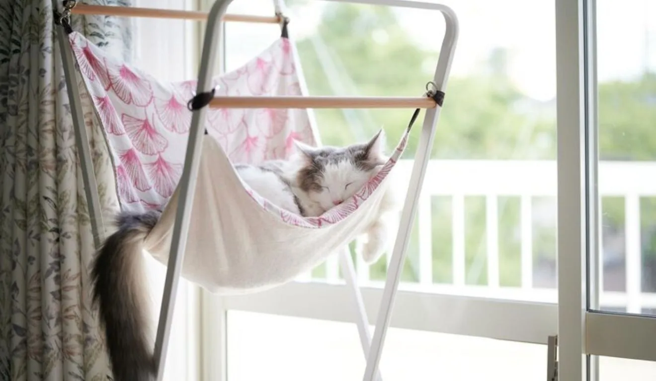 gato dormindo em caminha