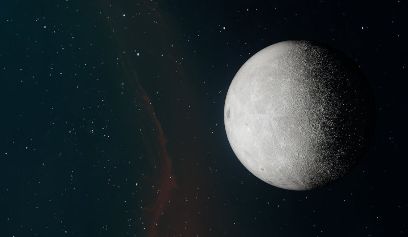 Imagem ilustrativa da lua.