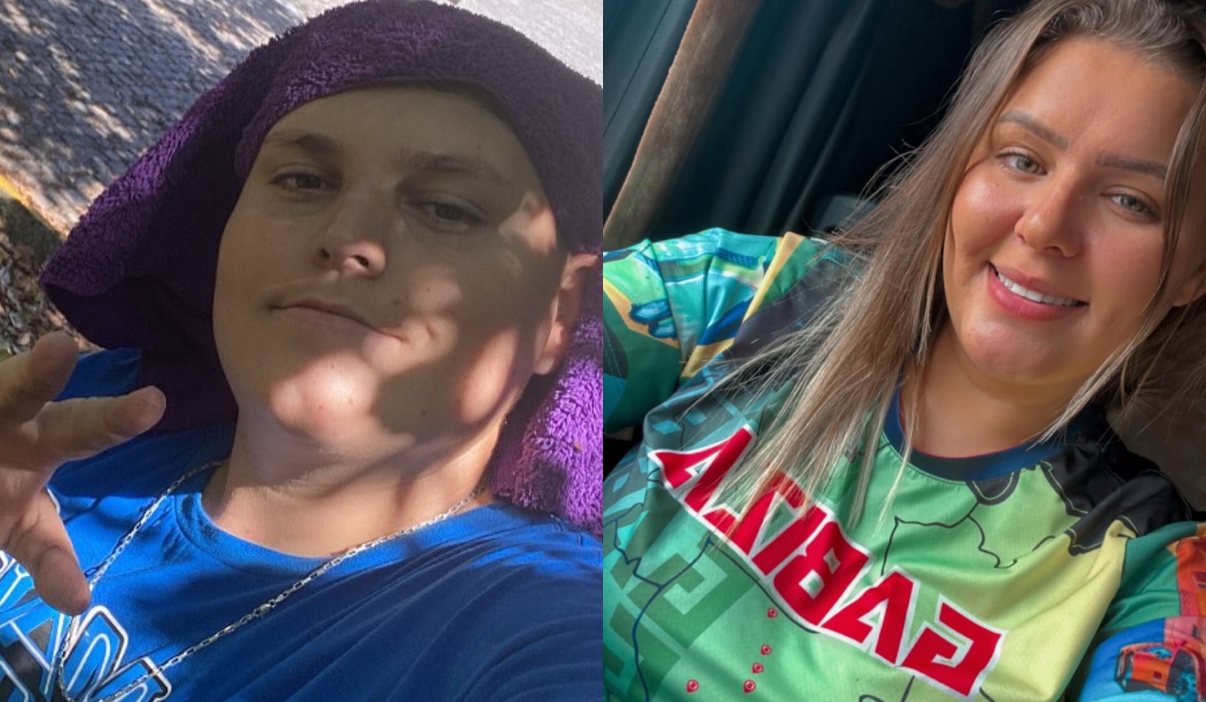 Os corpos de Paola e Ismael estão sendo transportados