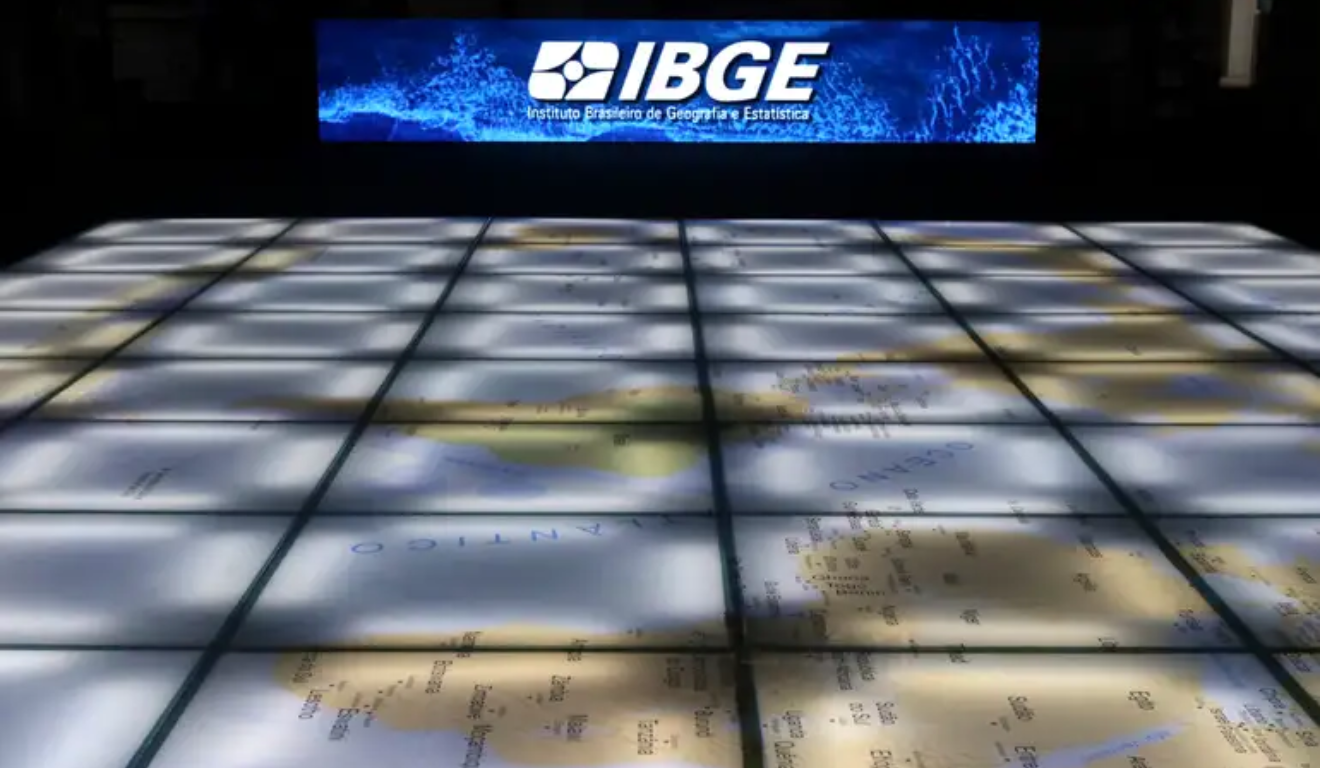 Imagem do símbolo do IBGE.