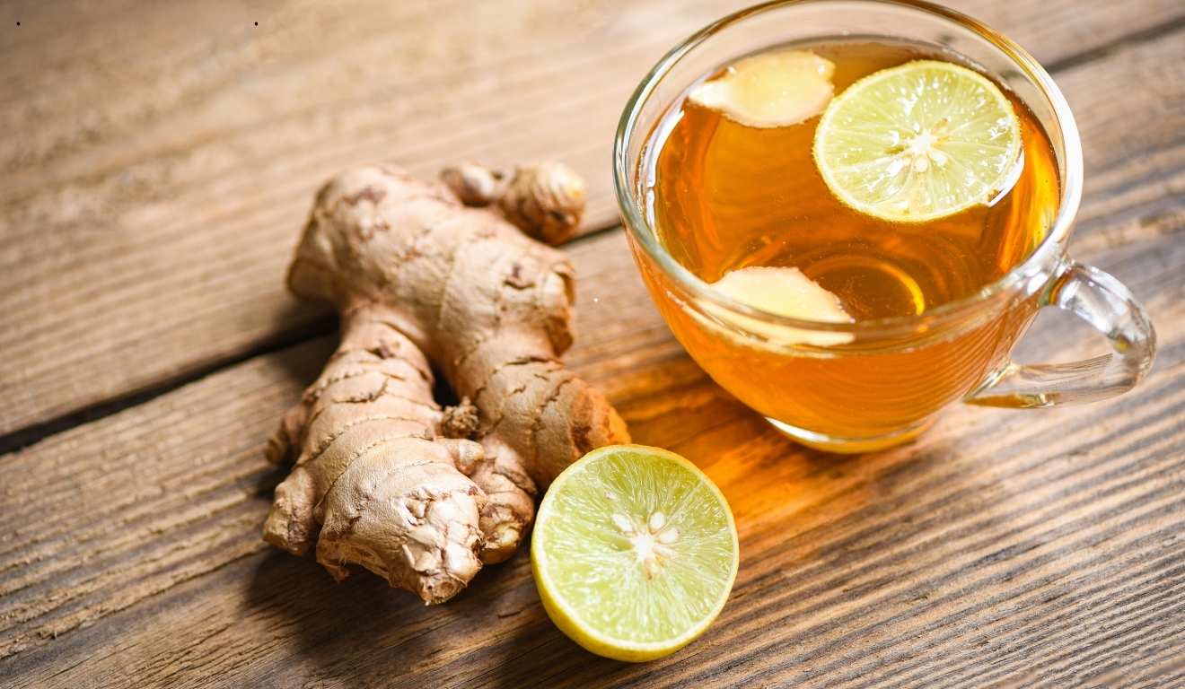 chá de gengibre