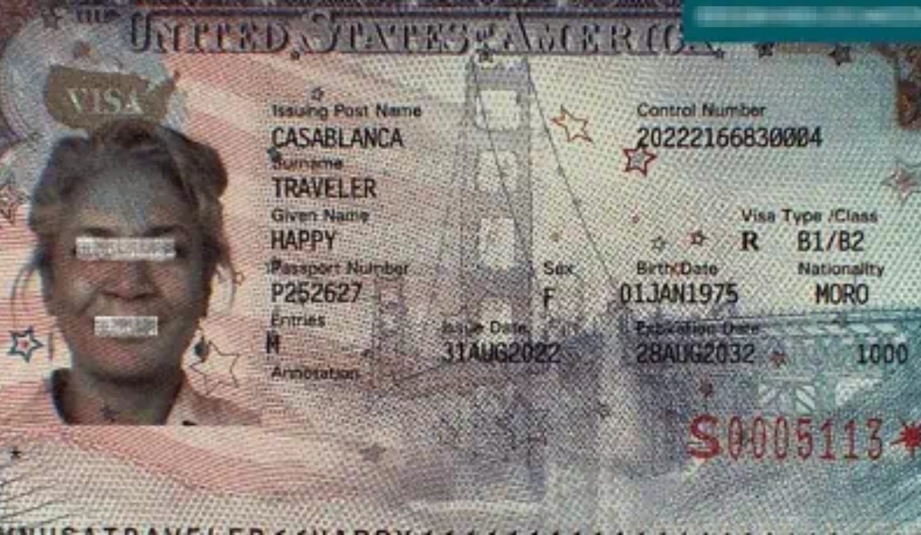 novo visto de turista para os EUA