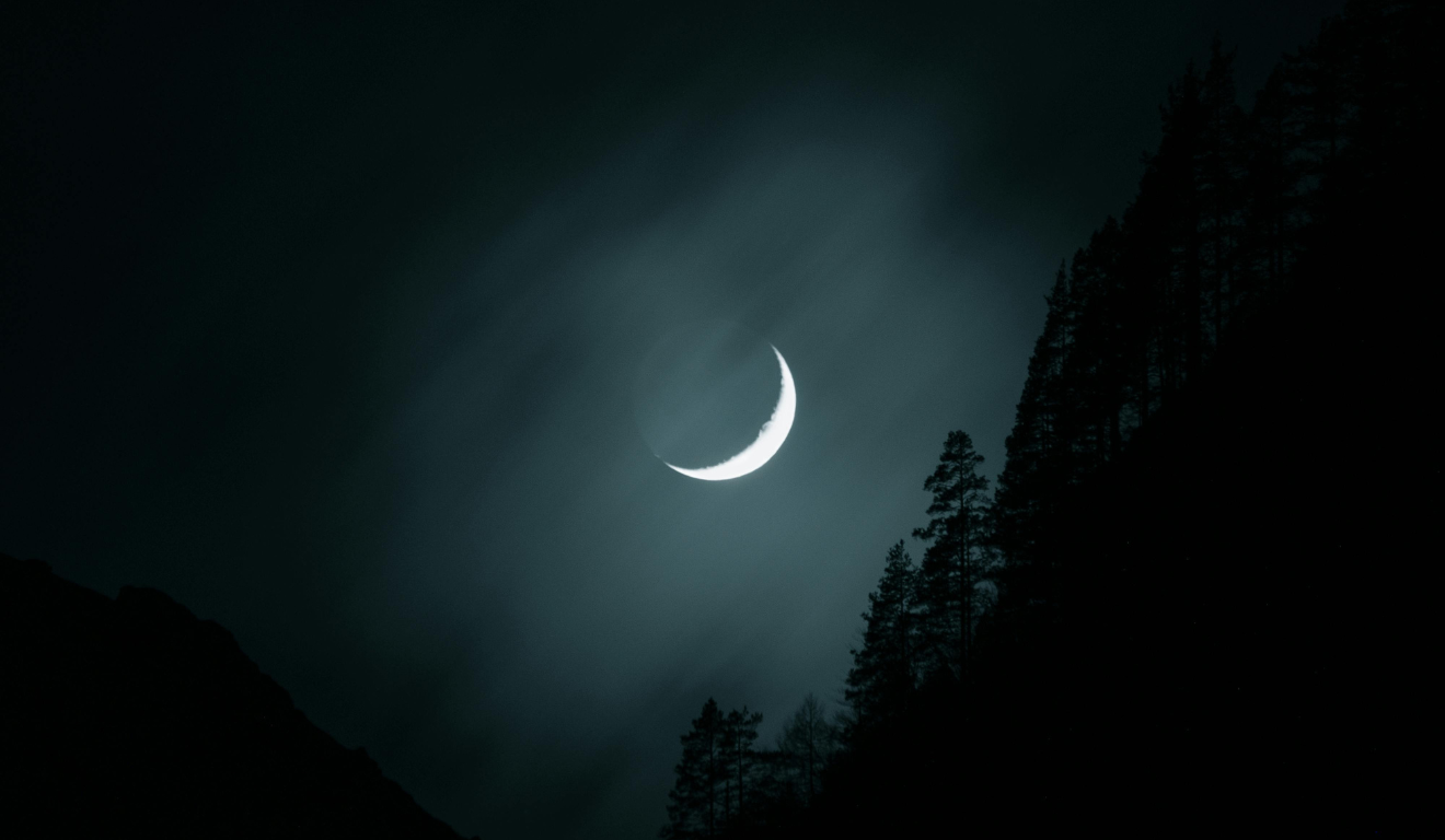Imagem ilustrativa da lua nova.