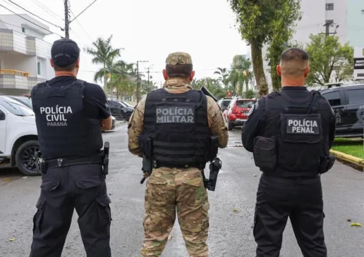 Polícias do Paraná: estado registrou menor taxa de homicídio da história