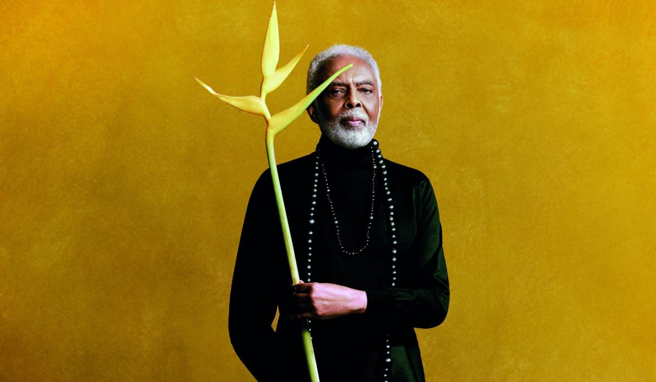 Banner Gilberto Gil em Curitiba.