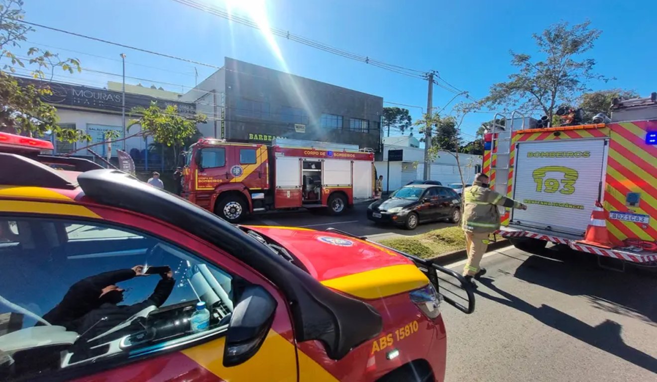 Faixada do local que ocorreu o acidente