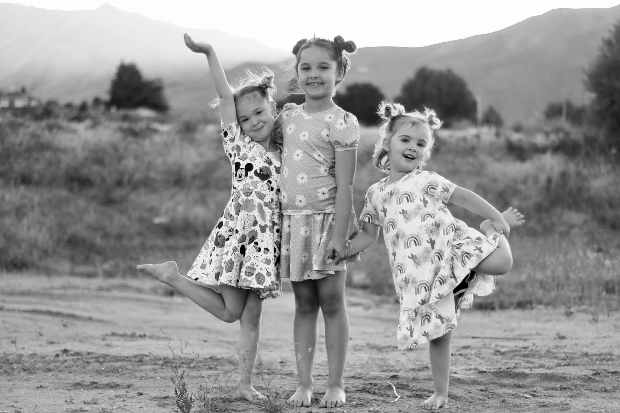 Olivia Decker, Paityn Decker e Evelyn Decker, irmãs que foram mortas pelo pai