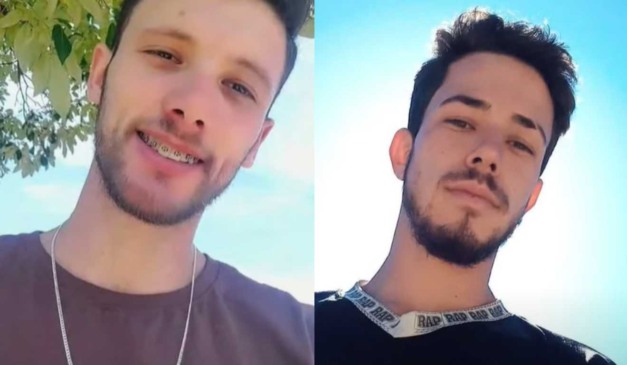 Jovens que estavam desaparecidos em Cerro azul na imagem. César Augusto à direita e Alysson à esquerda