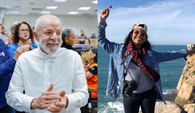 Lula e Juliana Marins