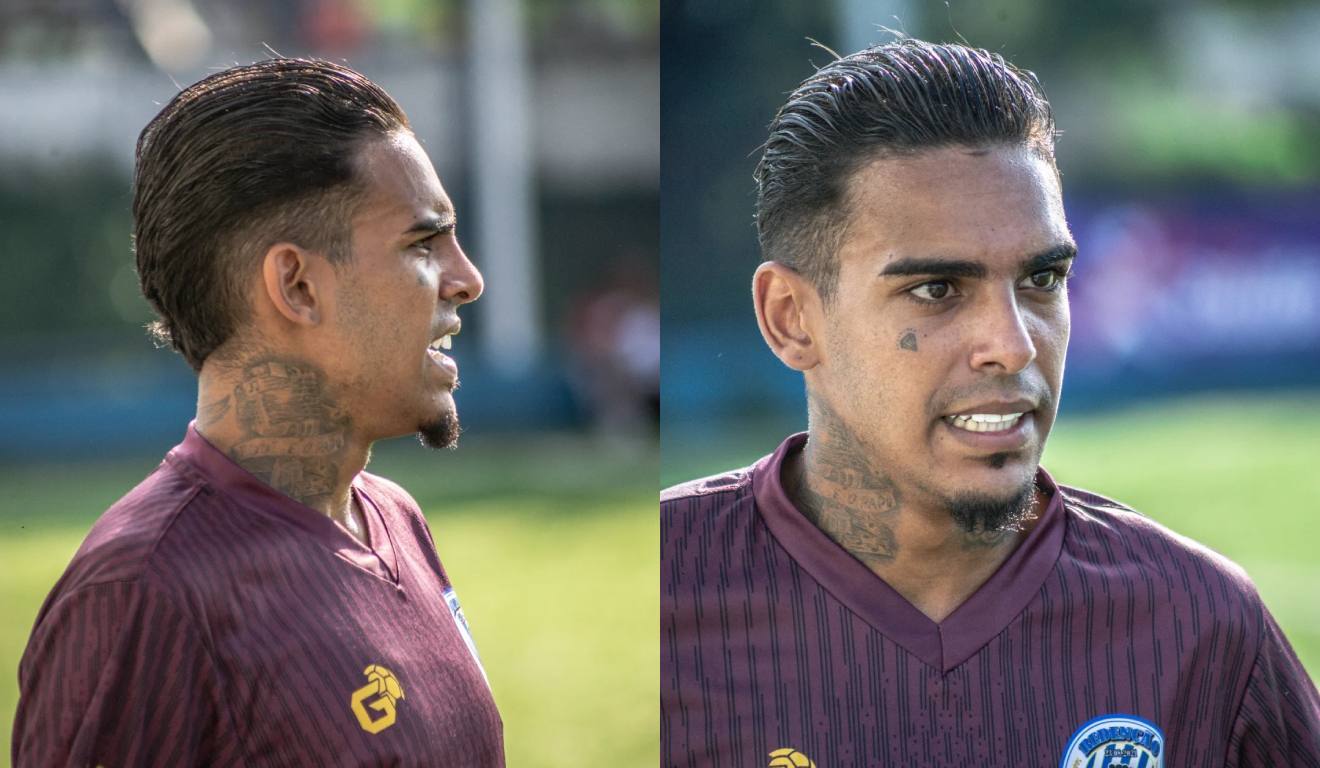 MC Paulinho DK com o uniforme do time redenção