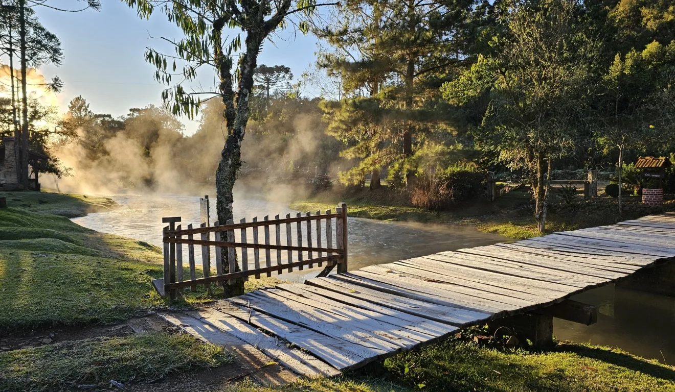 Frio no Paraná: dia amanheceu gelado em General Carneiro, no interior do estado 