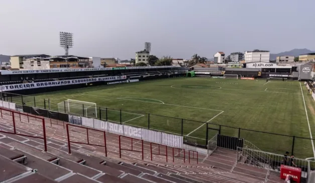 Estádio Joaquim Portugal, local da partida entre Athletic x Operário (Foto: Otávio Silva/ Athletic)