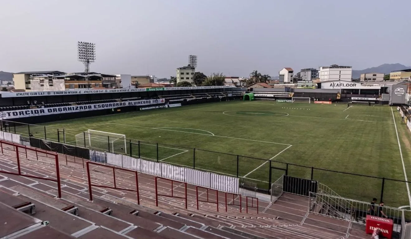 Estádio Joaquim Portugal, local da partida entre Athletic x Operário (Foto: Otávio Silva/ Athletic)