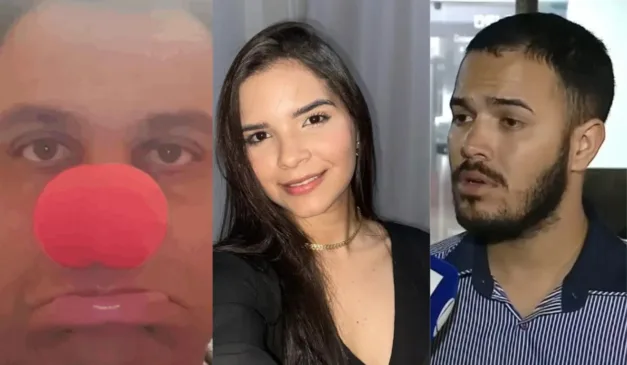 Humorista, Raíssa e filho do humorista. Os dois homens foram denunciados pela morte da miss