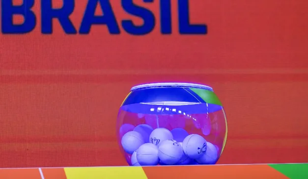 Sorteio aconteceu na sede da CBF. (Foto: Reprodução/ CBF)