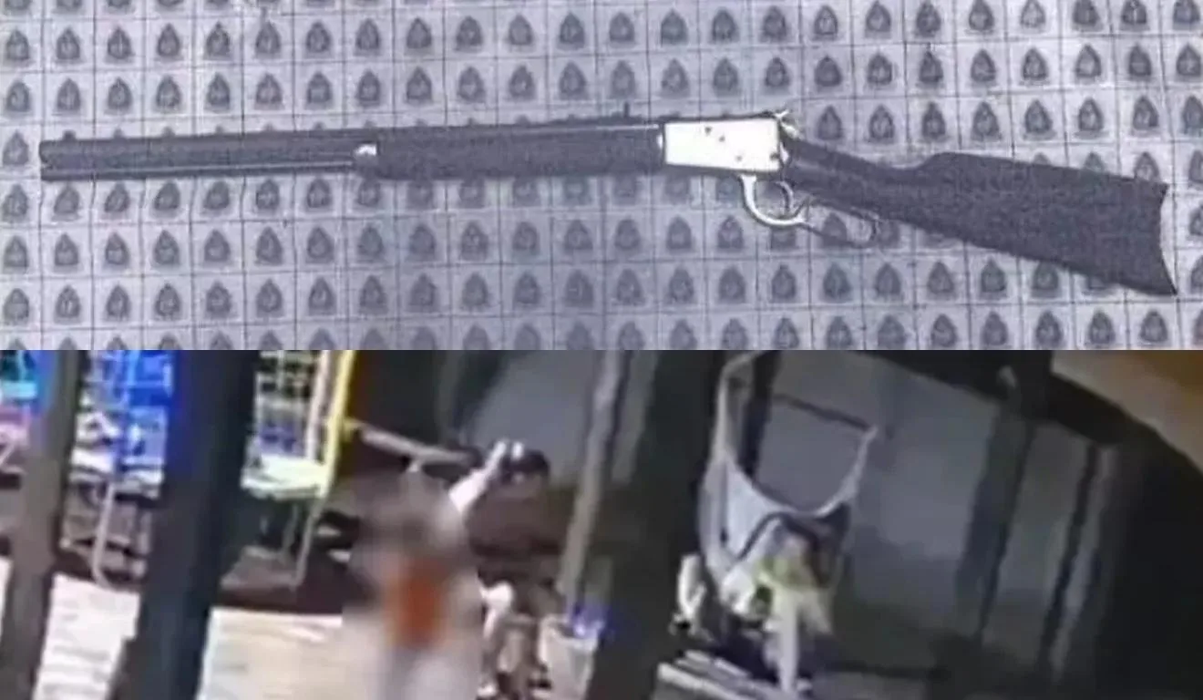 pai de criança no momento em que mãe foi morta