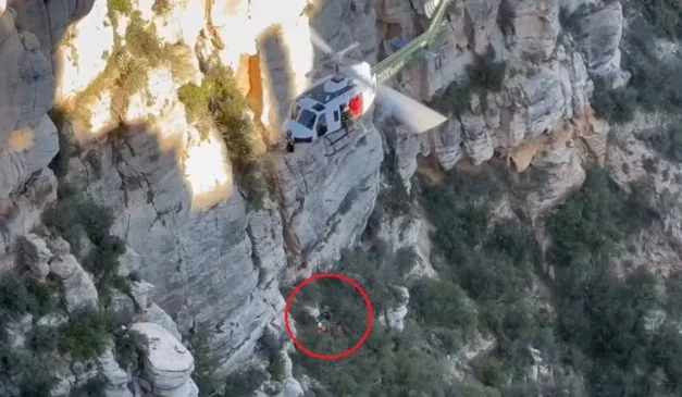 Resgate de Janelle em trilha no Arizona (EUA).