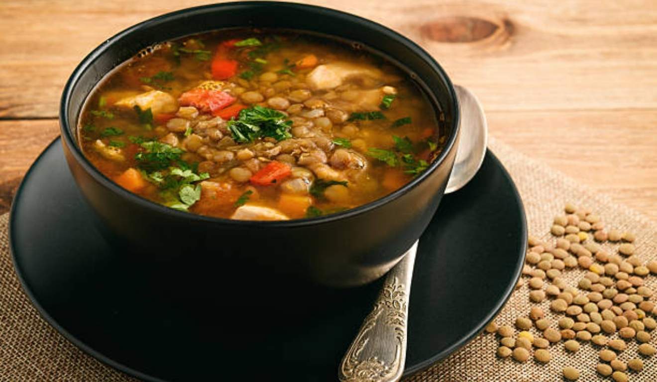 sopa de lentilha