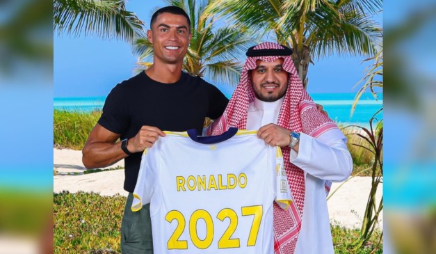 Imagem divulgada pelo craque português. (Foto: Reprodução/ Instagram)