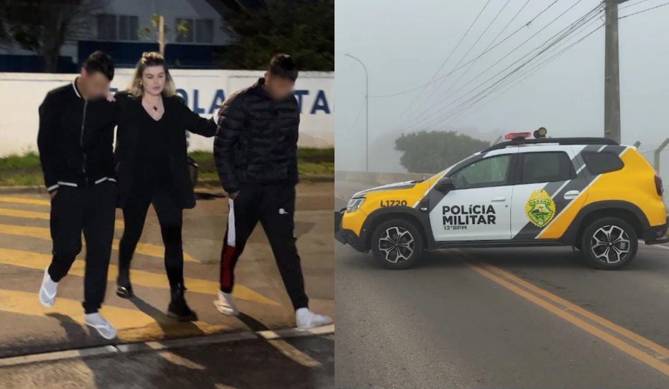 Suspeitos de assaltarem um motorista de aplicativo