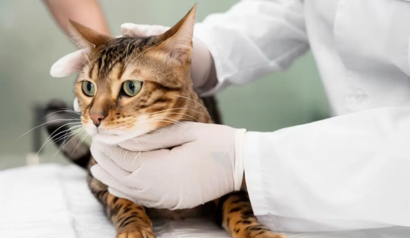 gato no veterinário