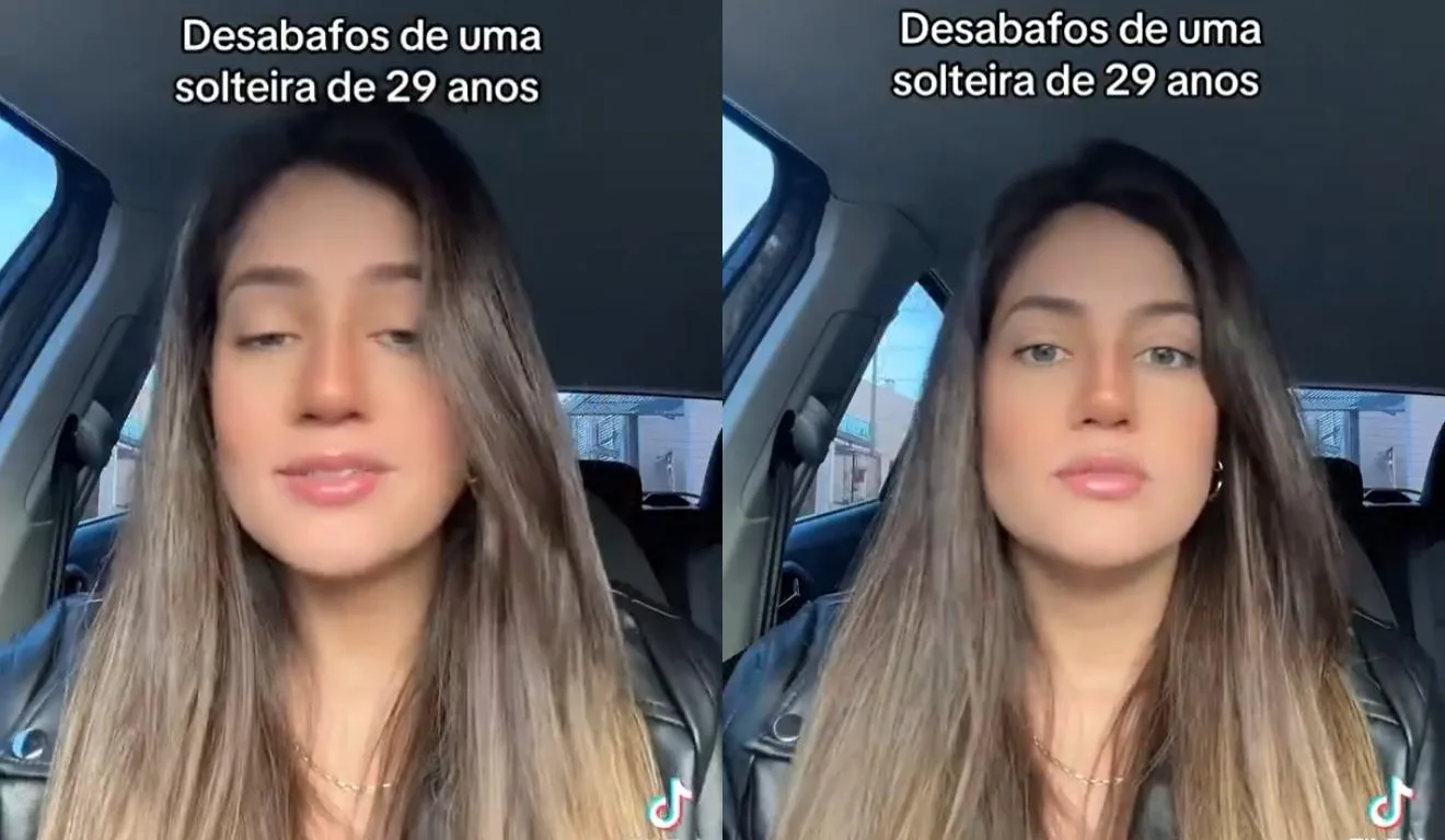 jovem falando sobre ser solteira aos 29 anos