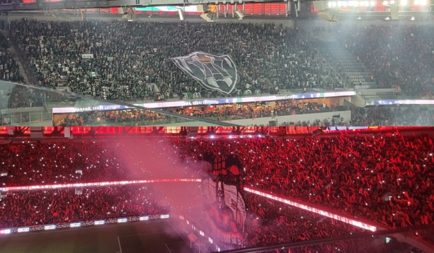Torcidas deram um show nas arquibancadas. (Foto: Felipe Valente/ RIC.com.br)