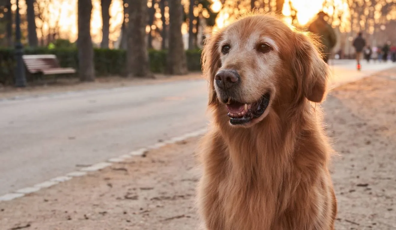 golden retriever idoso