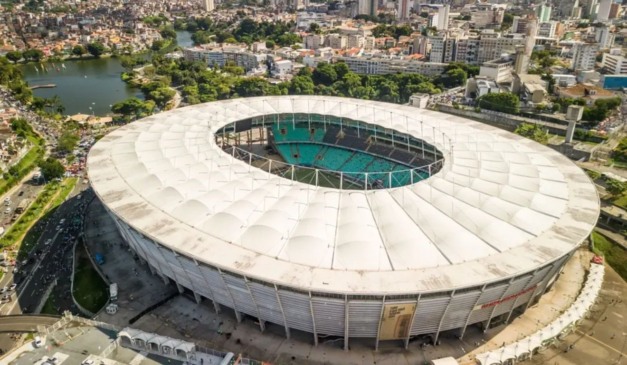Arena Fonte Nova, local da partida entre Bahia x América de Cali (Foto: Reprodução/Bahia)