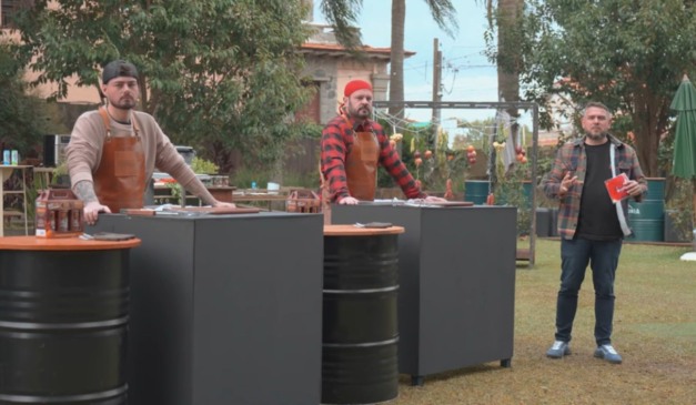 batalha mestres do fogo com Luiz Felipe Garcia e Ivo Neto