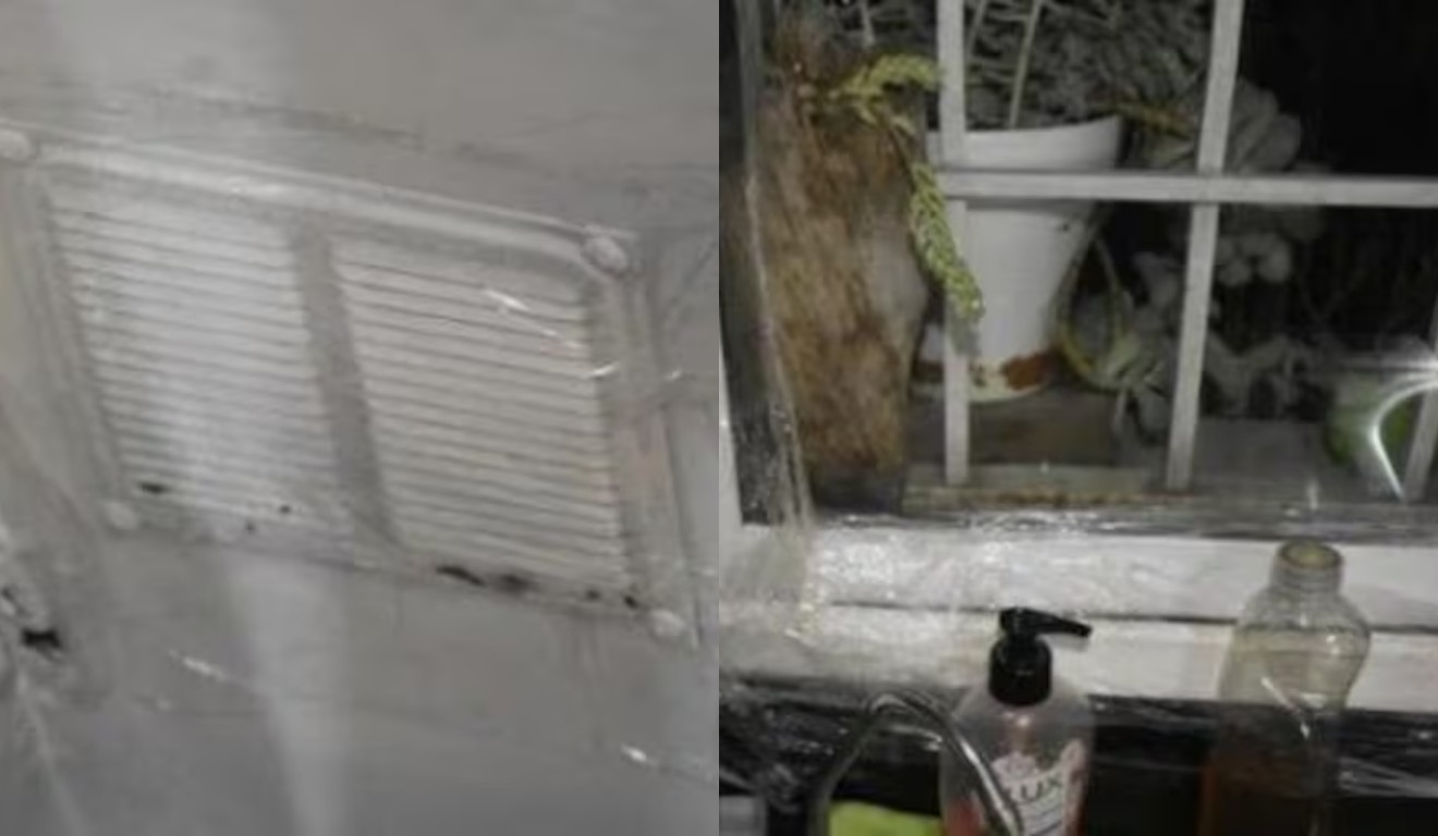 Área interna da casa da família que morreu intoxicada.