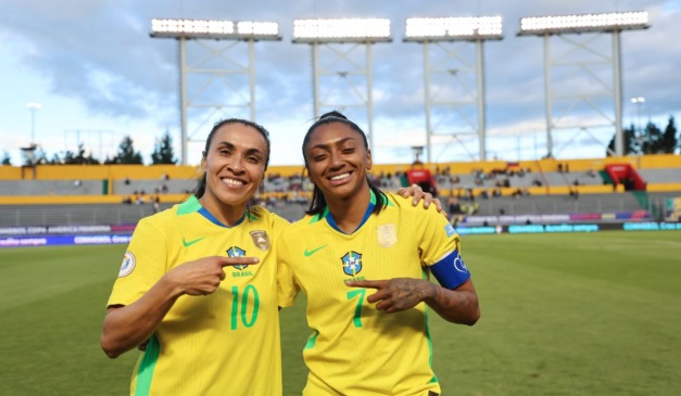 Kerolin foi a artilheira da Seleção na última partida com três gols marcados. (Foto: Lívia Villas Boas/CBF)