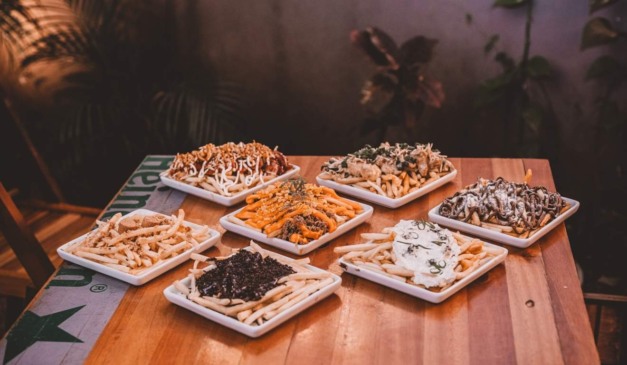 Porções de bata frita.