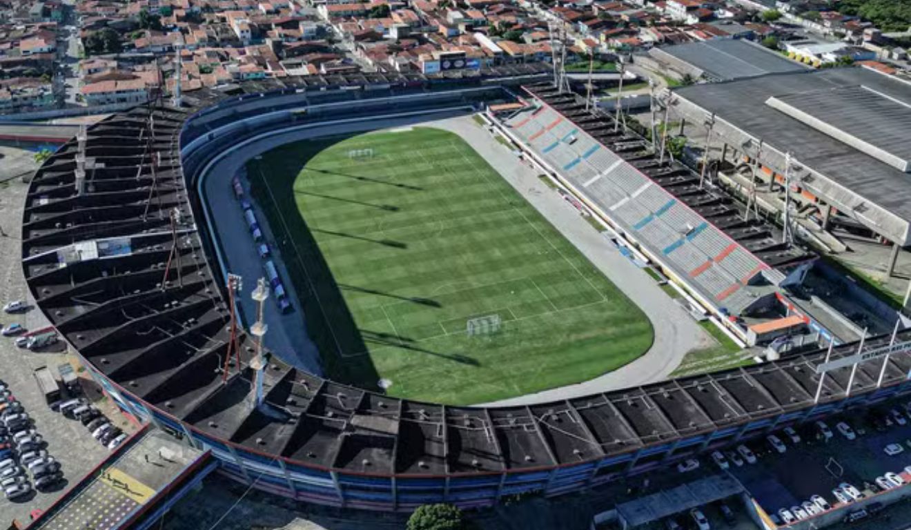 Estádio Rei Pelé, palco da partida entre CSA x Ferroviário (Foto: Allan Max/ CSA)