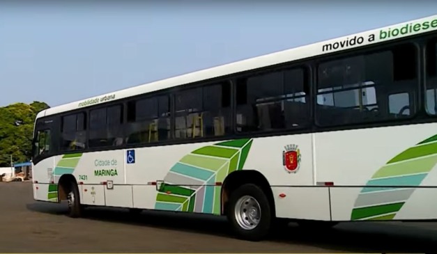 Ônibus em Maringá: greve no transporte público começa