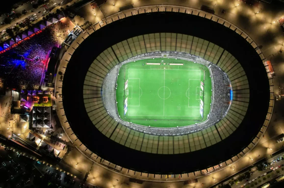 Imagem aérea do Mineirão, local da partida entre Cruzeiro x Ceará (Foto/ Divulgação site oficial estádio)