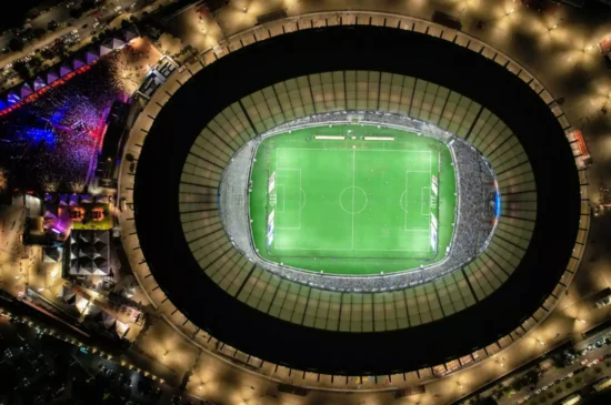 Imagem aérea do Mineirão, local da partida entre Cruzeiro x Ceará (Foto/ Divulgação site oficial estádio)
