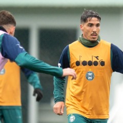 Josué em treino do Coritiba