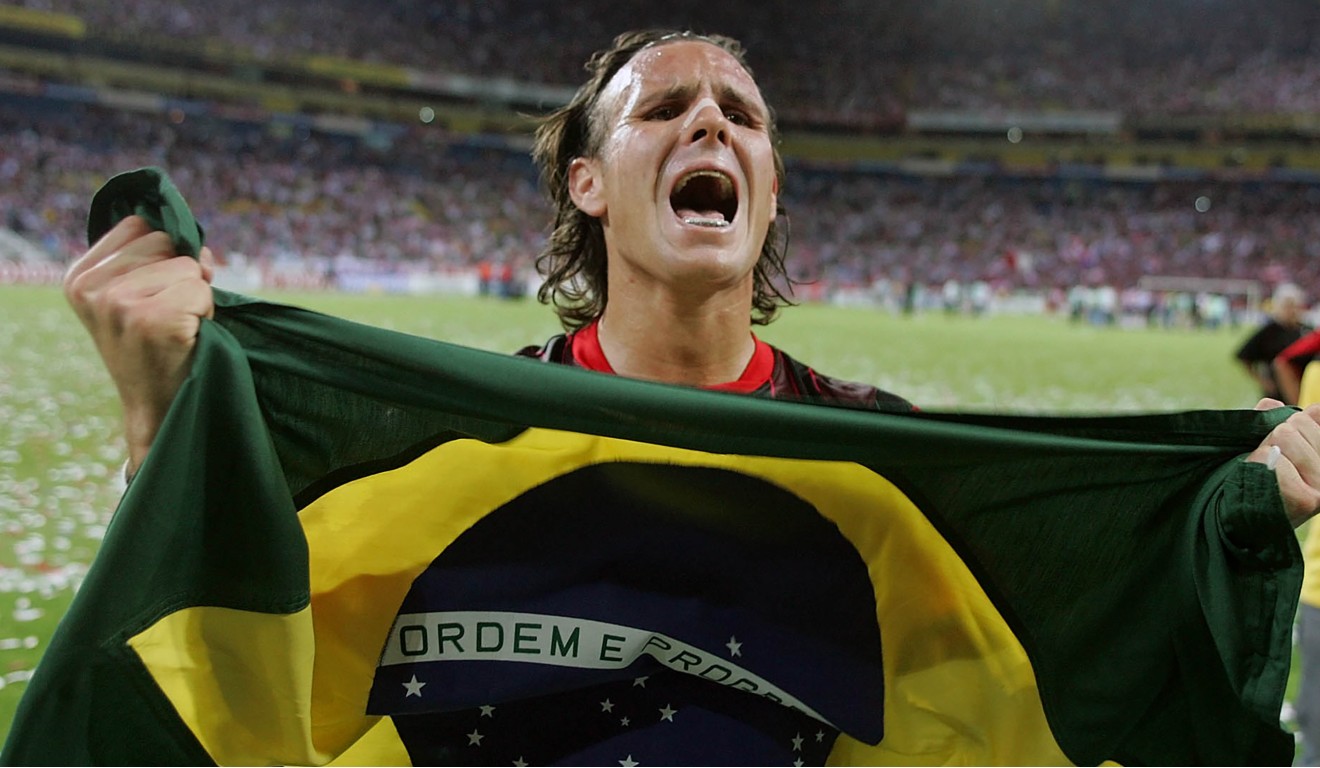 Marcão comemora classificação do Athletico para a final da Libertadores de 2005