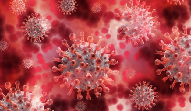 Imagem que ilustra a nova variante da Covid-19