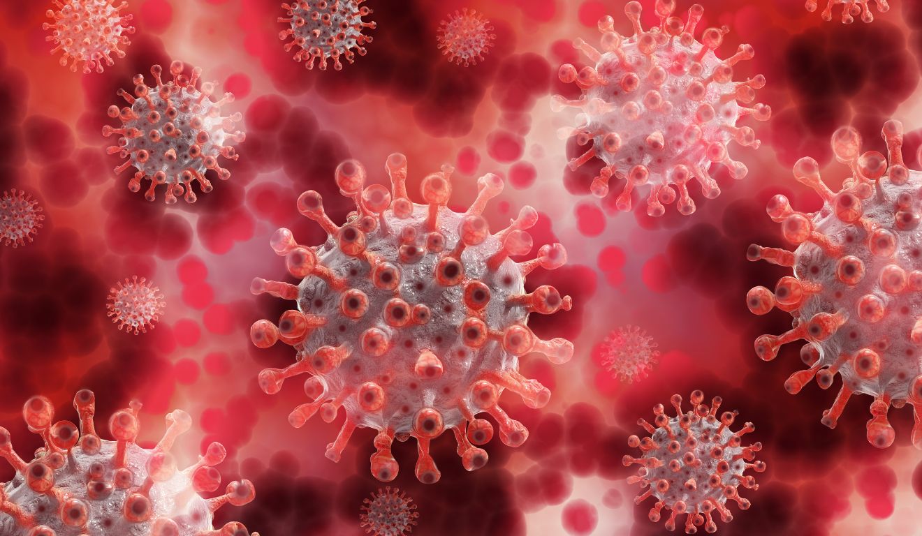 Imagem que ilustra a nova variante da Covid-19