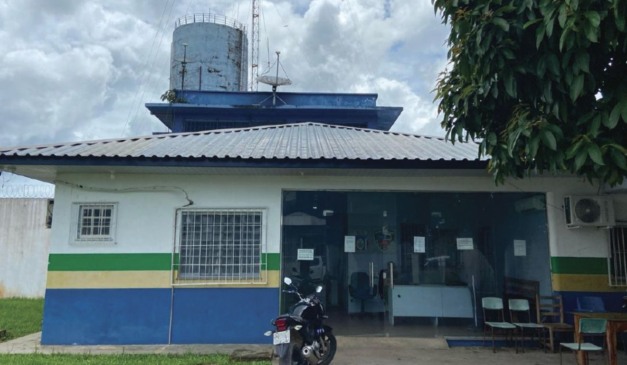 Delegacia da Polícia Civil em que filho que agrediu o pai a pauladas foi preso