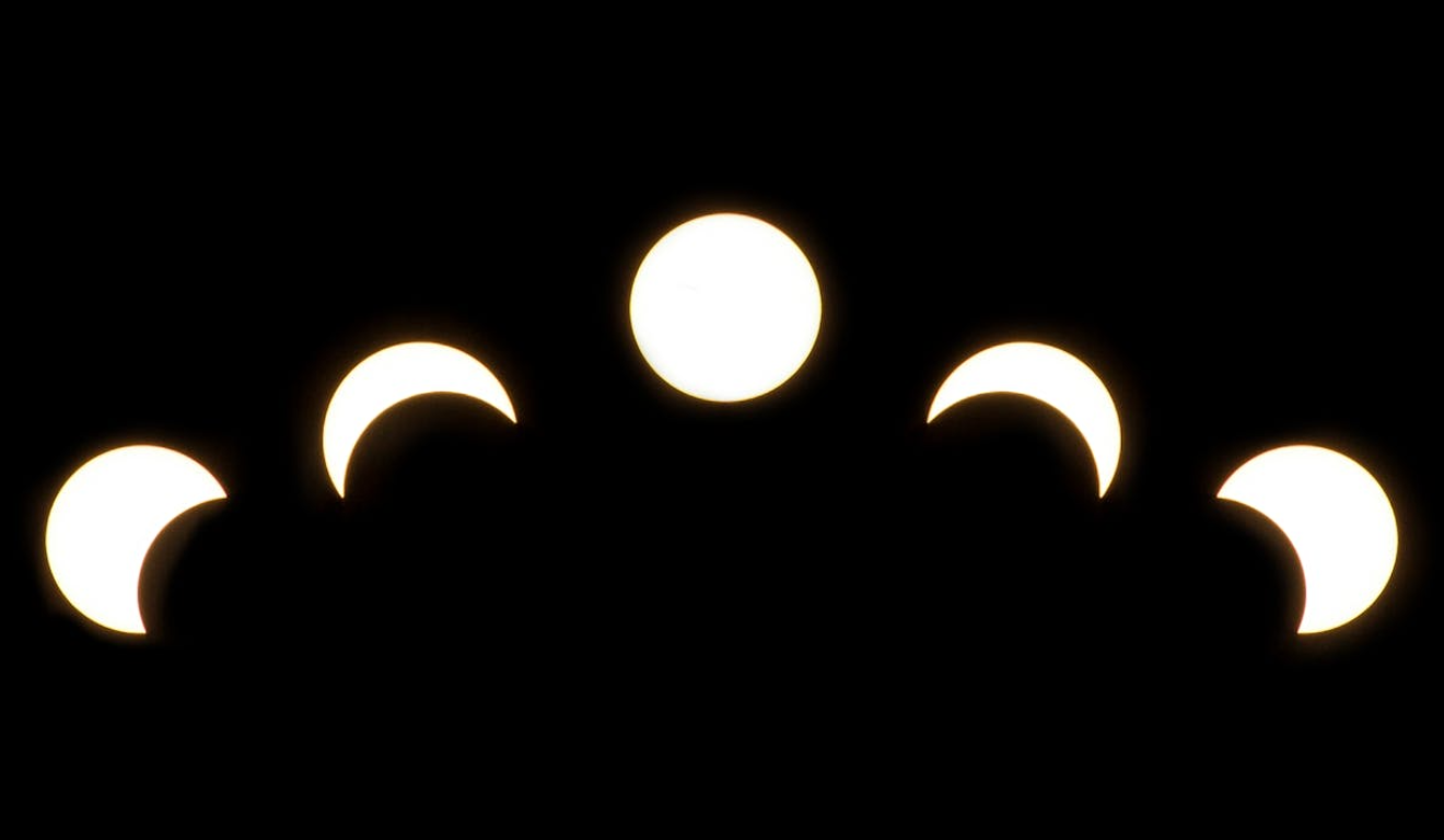 Imagem ilustrativa das quatro fases da lua.