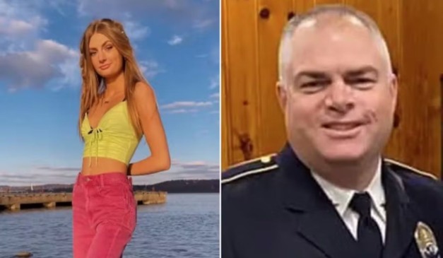 Filha (esquerda) acusou pai (direita) de abusar ela e as irmãs por 16 anos em um 'culto sexual'