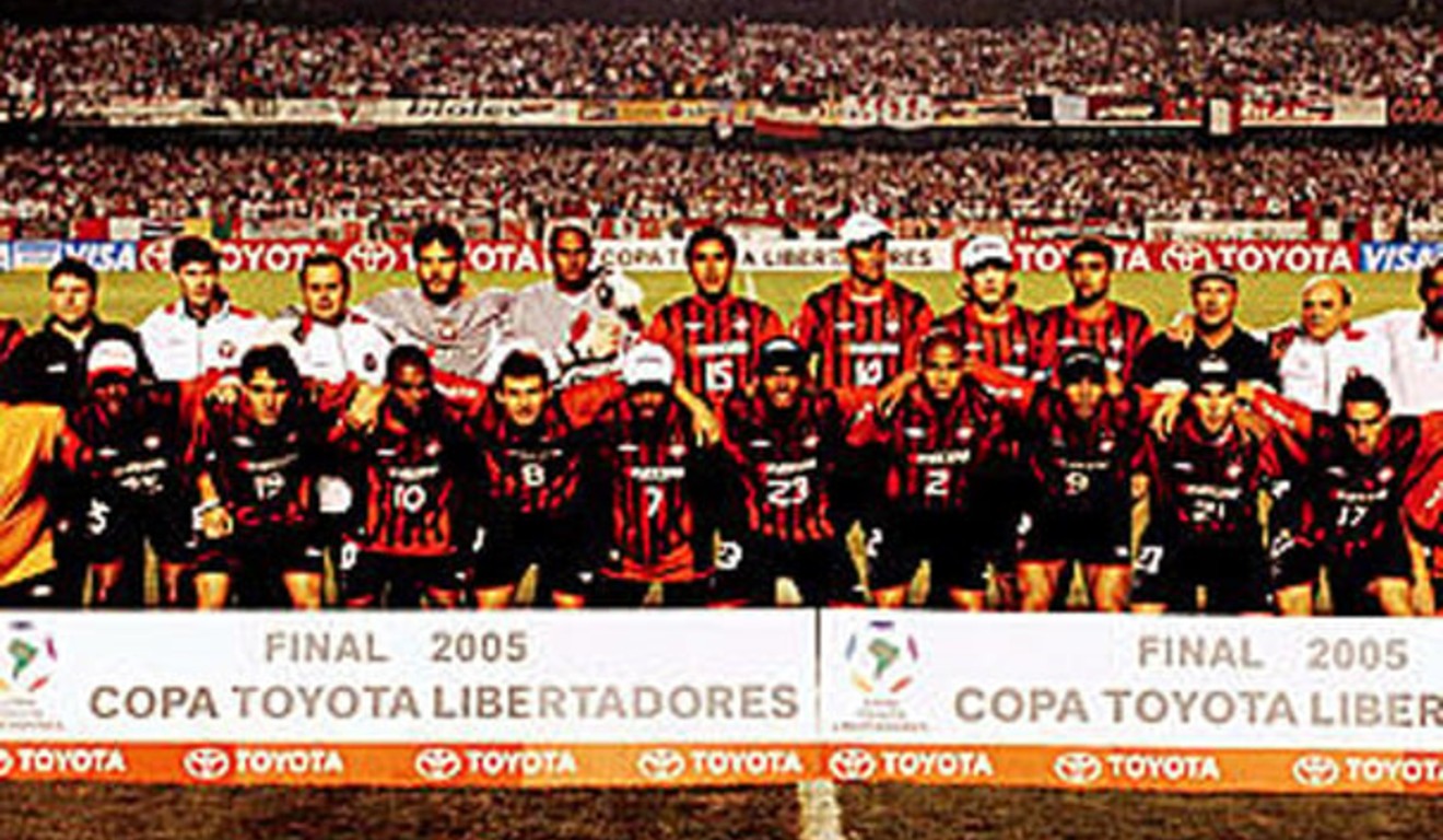 Time do Athletico na Libertadores de 2005