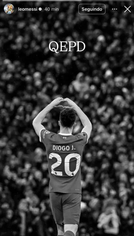 Messi fala "Que em paz descanse"